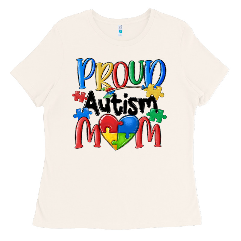 Proud Autism Mom Ladies Tee by MaliasSmallBusiness | Teevron