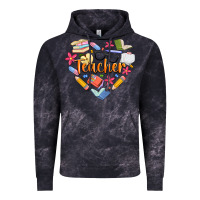 Cloud Black teacher heart Vintage Hoodie - Artiststas