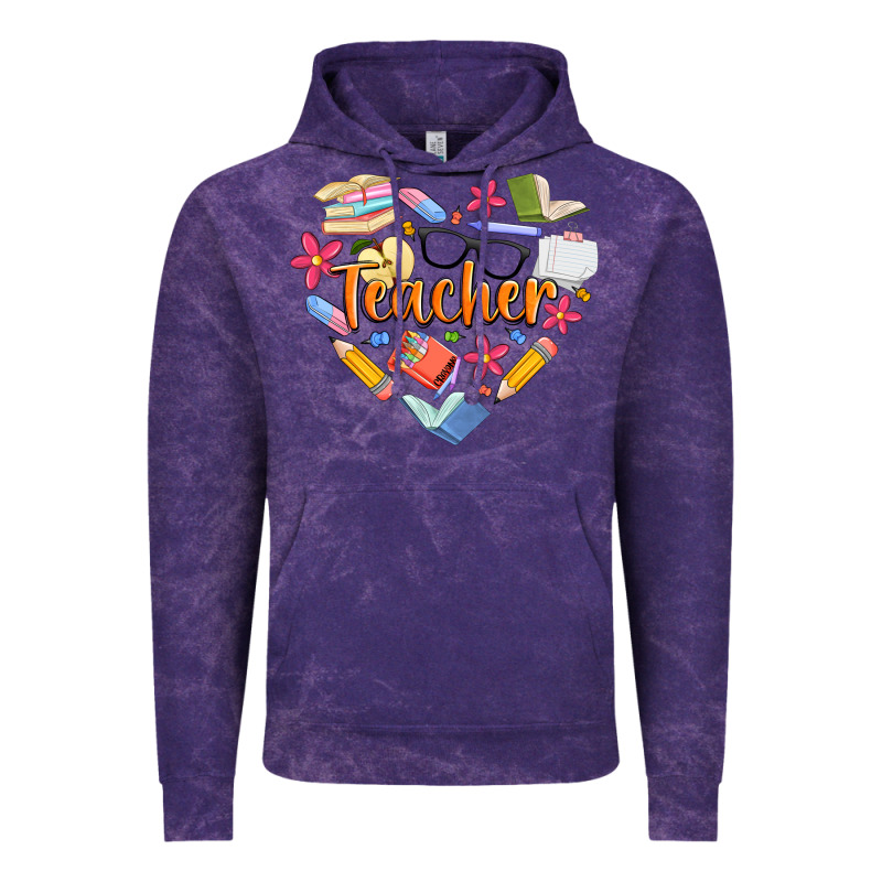 Teacher Heart Vintage Hoodie by Artiststas | Teevron