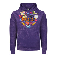 Cloud Purple teacher heart Vintage Hoodie - Artiststas