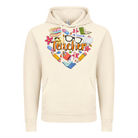 Vintage Artic teacher heart Vintage Hoodie - Artiststas