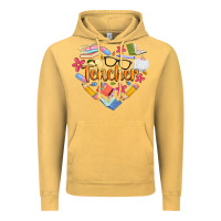 Vintage Mustard teacher heart Vintage Hoodie - Artiststas