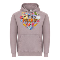 Vintage Zinc teacher heart Vintage Hoodie - Artiststas