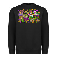 Mardi Gras Coffee Cups Heavyweight Sweatshirt | Teevron