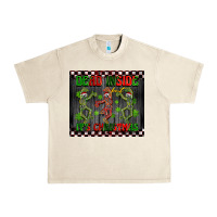 Sandshell dead inside but it's Christmas dancing skeletons Urban Heavy Tee - BarkalooDesign
