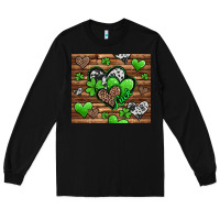 Black st patricks day hearts Long Sleeve Tee - Jasminsmagicworld