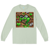 Matcha st patricks day hearts Long Sleeve Tee - Jasminsmagicworld