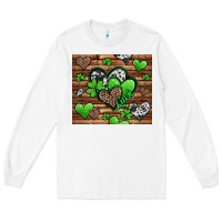White st patricks day hearts Long Sleeve Tee - Jasminsmagicworld