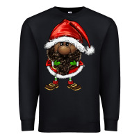 Black afro santa gnomes Premium Sweatshirt - FaDigitalArtStudio