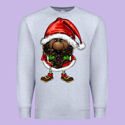 Afro Santa Gnomes Premium Sweatshirt Designed By Fadigitalartstudio