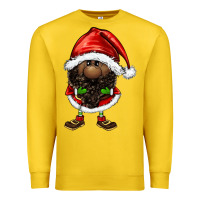 Lemon afro santa gnomes Premium Sweatshirt - FaDigitalArtStudio