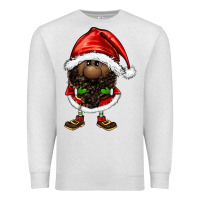 Oatmeal Heather afro santa gnomes Premium Sweatshirt - FaDigitalArtStudio