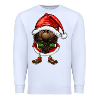 White afro santa gnomes Premium Sweatshirt - FaDigitalArtStudio