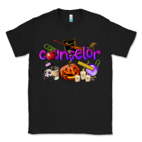 Black Counselor Halloween Classic Tee - LillyAllenDesigns