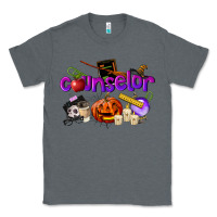Charcoal Heather Counselor Halloween Classic Tee - LillyAllenDesigns