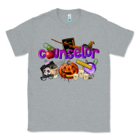 Heather Grey Counselor Halloween Classic Tee - LillyAllenDesigns