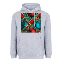 Heather Grey american football helmet with leopard and gemstone Heavyweight Hoodie - BundleAndBundleShop