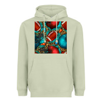 Matcha american football helmet with leopard and gemstone Heavyweight Hoodie - BundleAndBundleShop