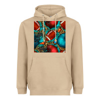 Mushroom american football helmet with leopard and gemstone Heavyweight Hoodie - BundleAndBundleShop