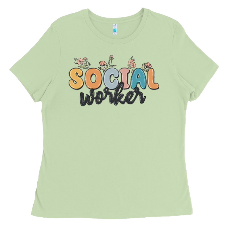 Social Worker Ladies Tee by MaliasSmallBusiness | Teevron