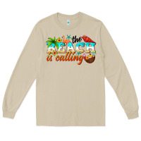 Mushroom the beach is calling Long Sleeve Tee - NancyCooperArtShop