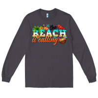 Smoke the beach is calling Long Sleeve Tee - NancyCooperArtShop