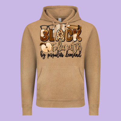 Black Educator By Popular Demand Vintage Hoodie Designed By Artiststas