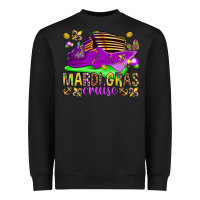 Black Mardi Gras Cruise Heavyweight Sweatshirt - HowdyJamesFarm