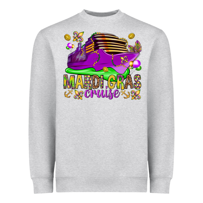 Mardi Gras Cruise Heavyweight Sweatshirt by HowdyJamesFarm | Teevron