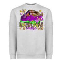 Heather Grey Mardi Gras Cruise Heavyweight Sweatshirt - HowdyJamesFarm