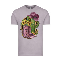 Vintage Zinc Pink Cowboy Boots Vintage Tee - JahusDesignShop