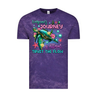 Cloud Purple everyone's journey is different trust the flow Vintage Tee - Artiststas