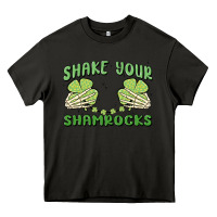 Asphalt shake your shamrocks Heavy Core Tee - MaliasSmallBusiness