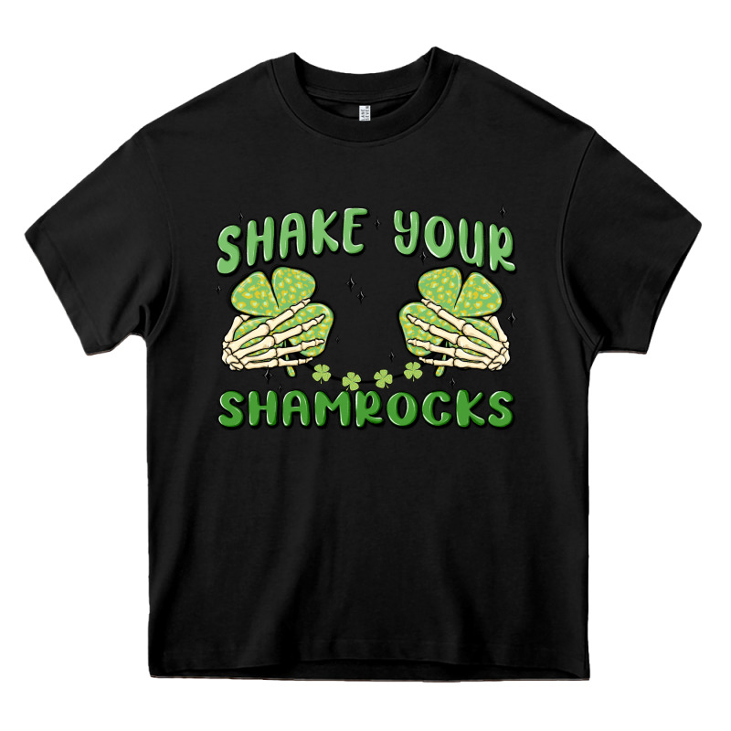 Shake Your Shamrocks Heavy Core Tee by MaliasSmallBusiness | Teevron
