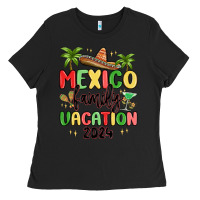 Black mexico family vacation 2024 Ladies Tee - MaliasSmallBusiness