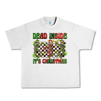 Lunar Rock dead inside but it's christmas dancing skeletons Urban Heavy Tee - BarkalooDesign