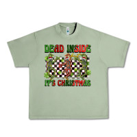 Oil Green dead inside but it's christmas dancing skeletons Urban Heavy Tee - BarkalooDesign
