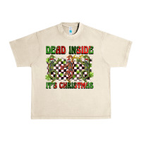 Dead Inside But It's Christmas Dancing Skeletons Urban Heavy Tee | Teevron