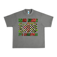Tornado dead inside but it's christmas dancing skeletons Urban Heavy Tee - BarkalooDesign