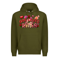 Army Green One loved nana Valentine's Day Premium Hoodie - FaDigitalArtStudio