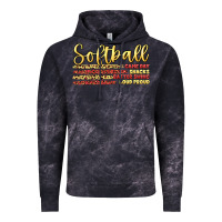 Cloud Black softball game day Vintage Hoodie - Artiststas