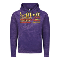 Cloud Purple softball game day Vintage Hoodie - Artiststas