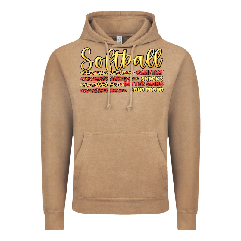 Softball Game Day Vintage Hoodie by Artiststas | Teevron