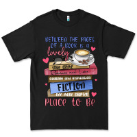 Black between the pages of a book is lovely place to be Premium Tee - MaliasSmallBusiness