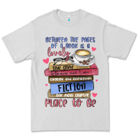 Dove Grey between the pages of a book is lovely place to be Premium Tee - MaliasSmallBusiness