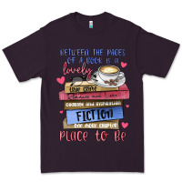 Plum between the pages of a book is lovely place to be Premium Tee - MaliasSmallBusiness