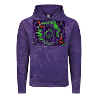 Cloud Purple halloween witch hat backgraund Vintage Hoodie - RanaPortraitStore