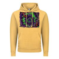Vintage Mustard halloween witch hat backgraund Vintage Hoodie - RanaPortraitStore