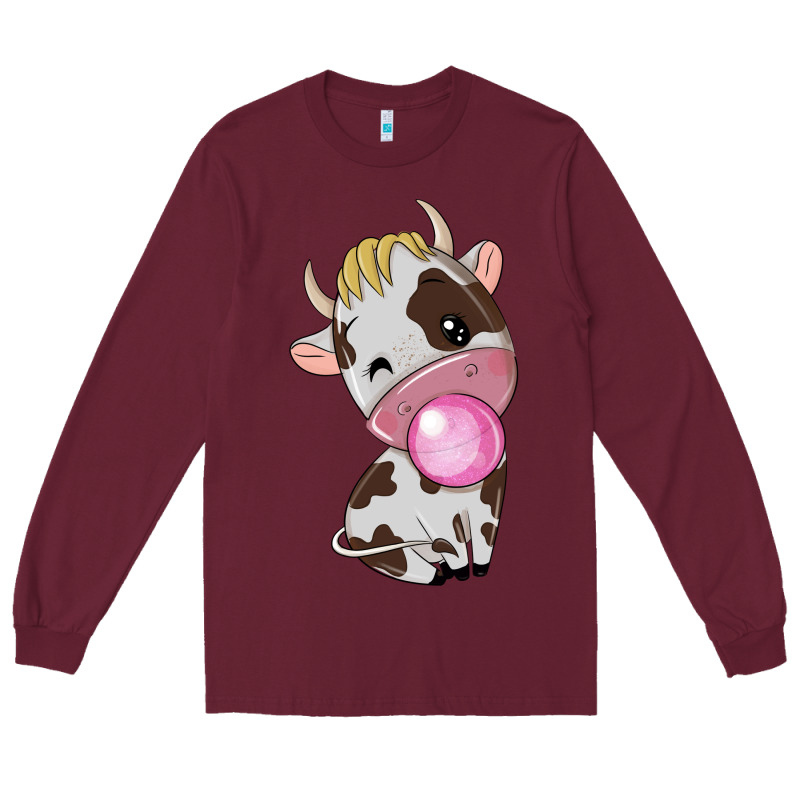 Cute Cow Long Sleeve Tee by texasbilliewilder | Teevron
