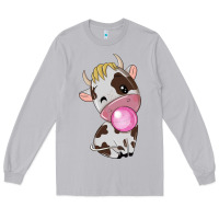 Moon Dust cute cow Long Sleeve Tee - texasbilliewilder